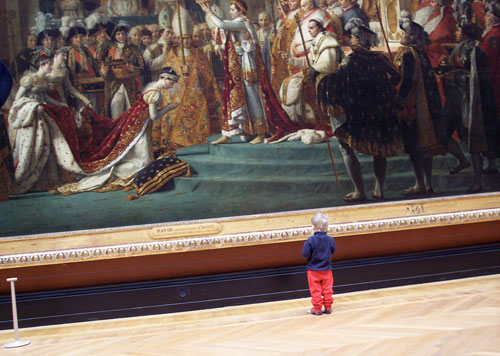 boy in louvre